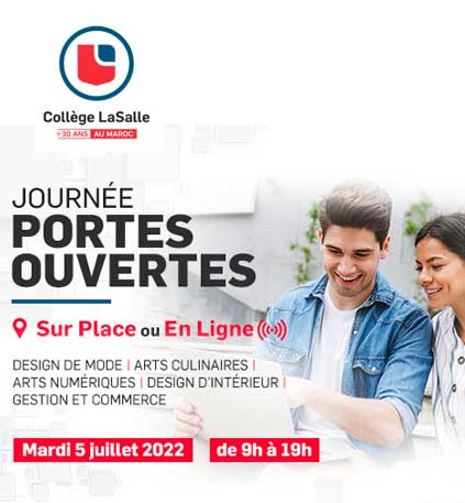Journées Portes Ouvertes au Collège LaSalle le 05 Juillet 2022.